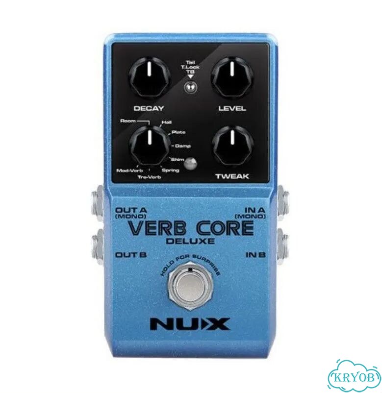 Гитарная педаль NUX Verb Core Deluxe Stereo Reverb фото 1