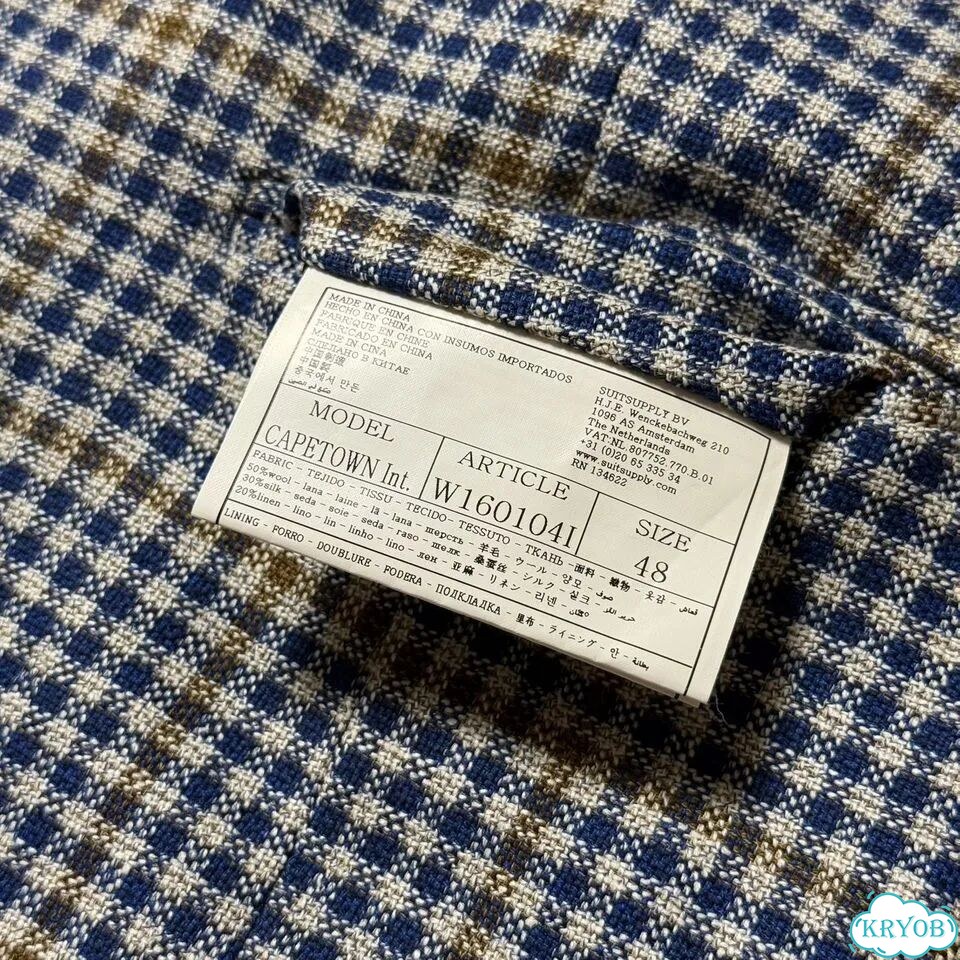 Suitsupply Lanificio Carlo Barbera Жилет Оригинал фото 8