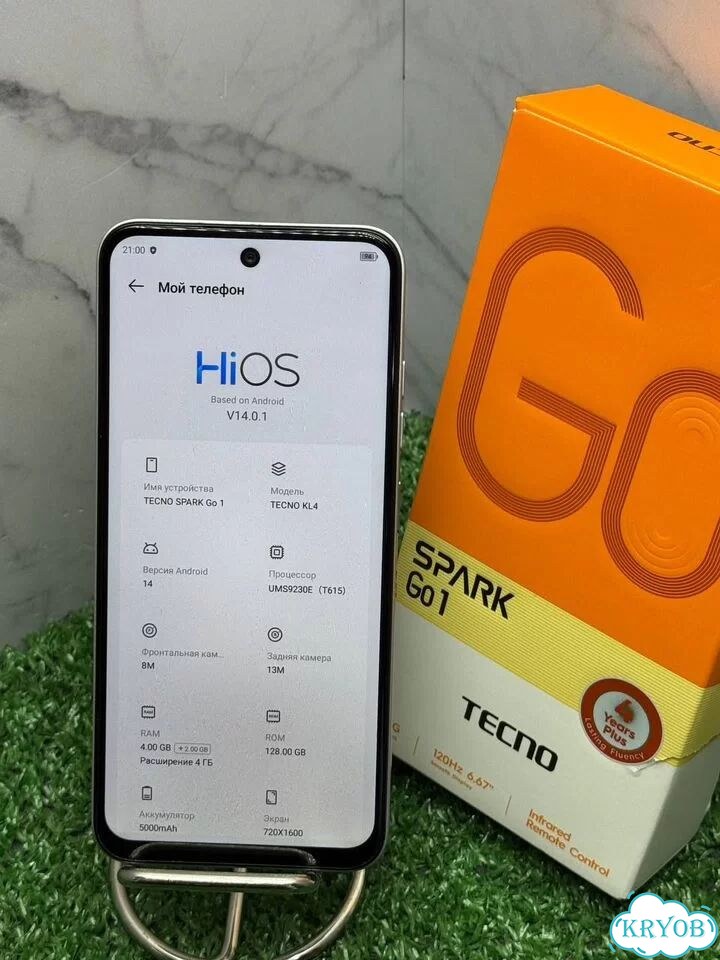 TECNO Spark Go 1, 4/128 ГБ, SIM + eSIM фото 5