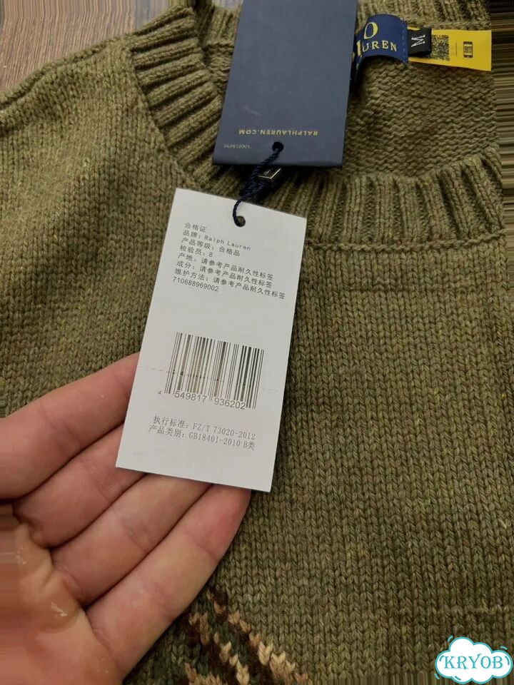 Свитер Ralph Lauren с уткой Polo фото 5