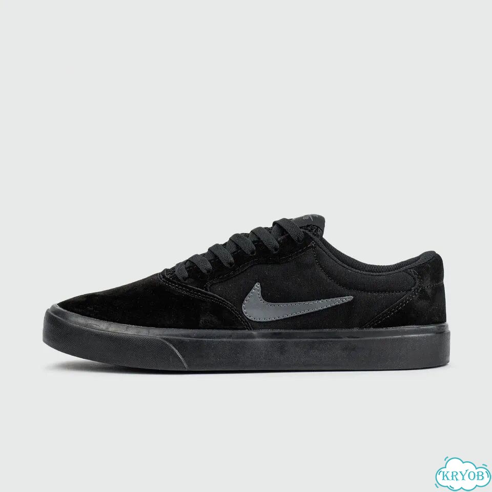 Кеды Nike SB Chron Suede Trp. Black фото 1