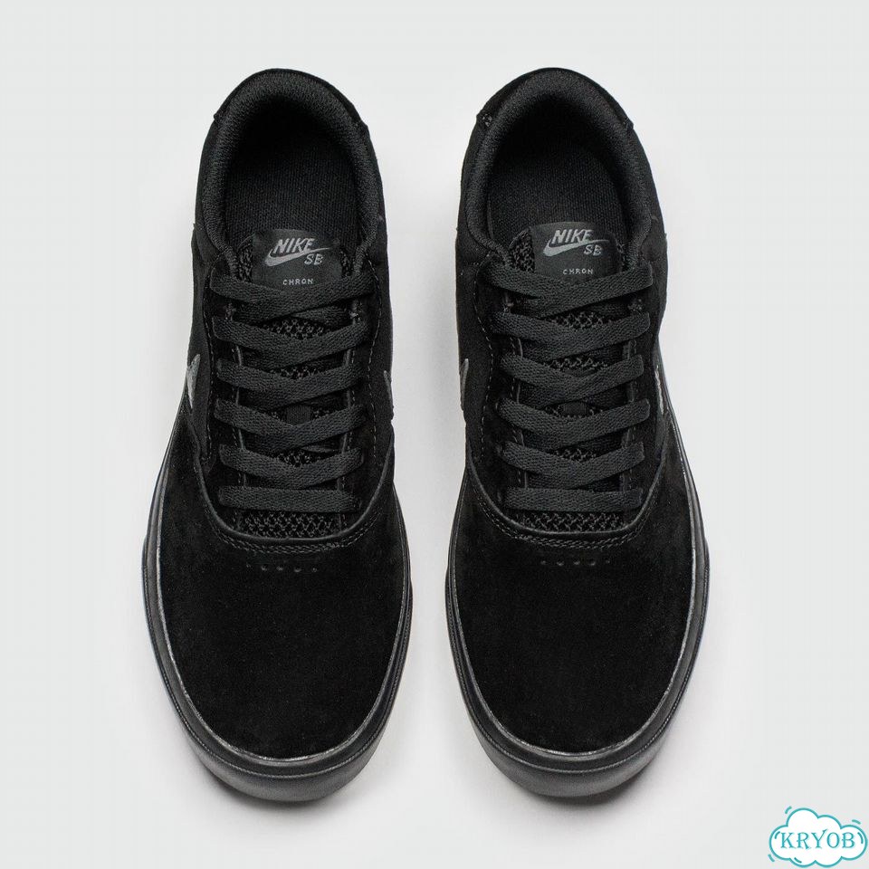 Кеды Nike SB Chron Suede Trp. Black фото 6