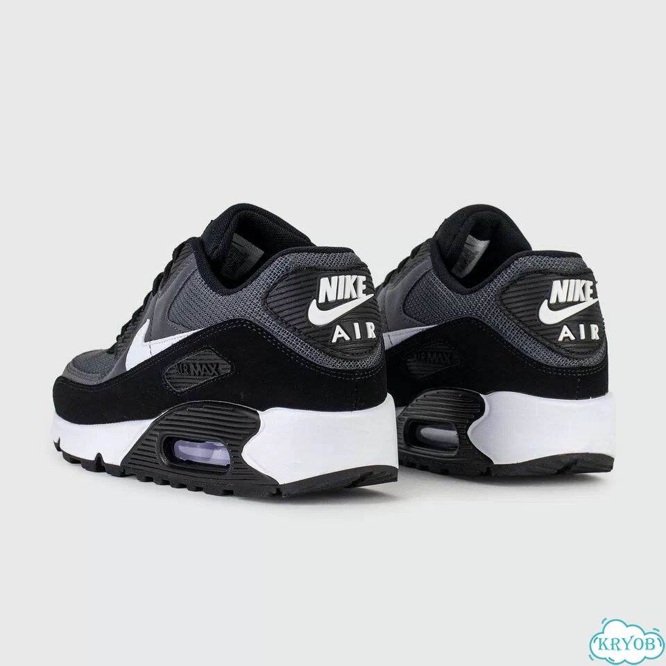 Кроссовки Nike Air Max 90 Grey / Black / White фото 3