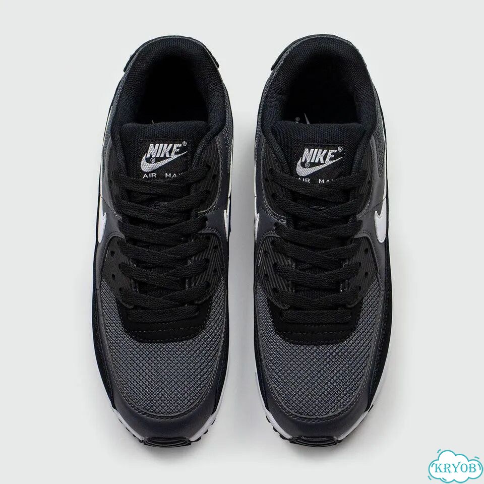 Кроссовки Nike Air Max 90 Grey / Black / White фото 6