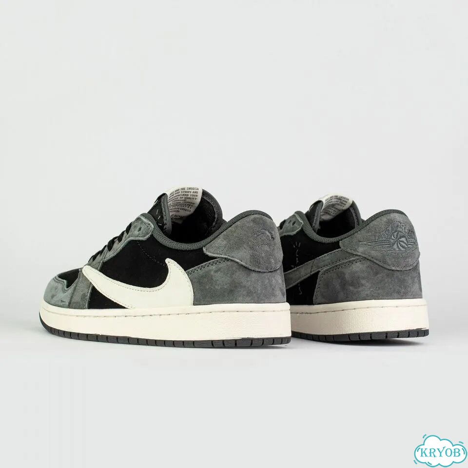 Кроссовки Air Jordan 1 Low x Travis Scott Dark Grey фото 3