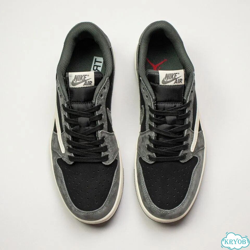 Кроссовки Air Jordan 1 Low x Travis Scott Dark Grey фото 6
