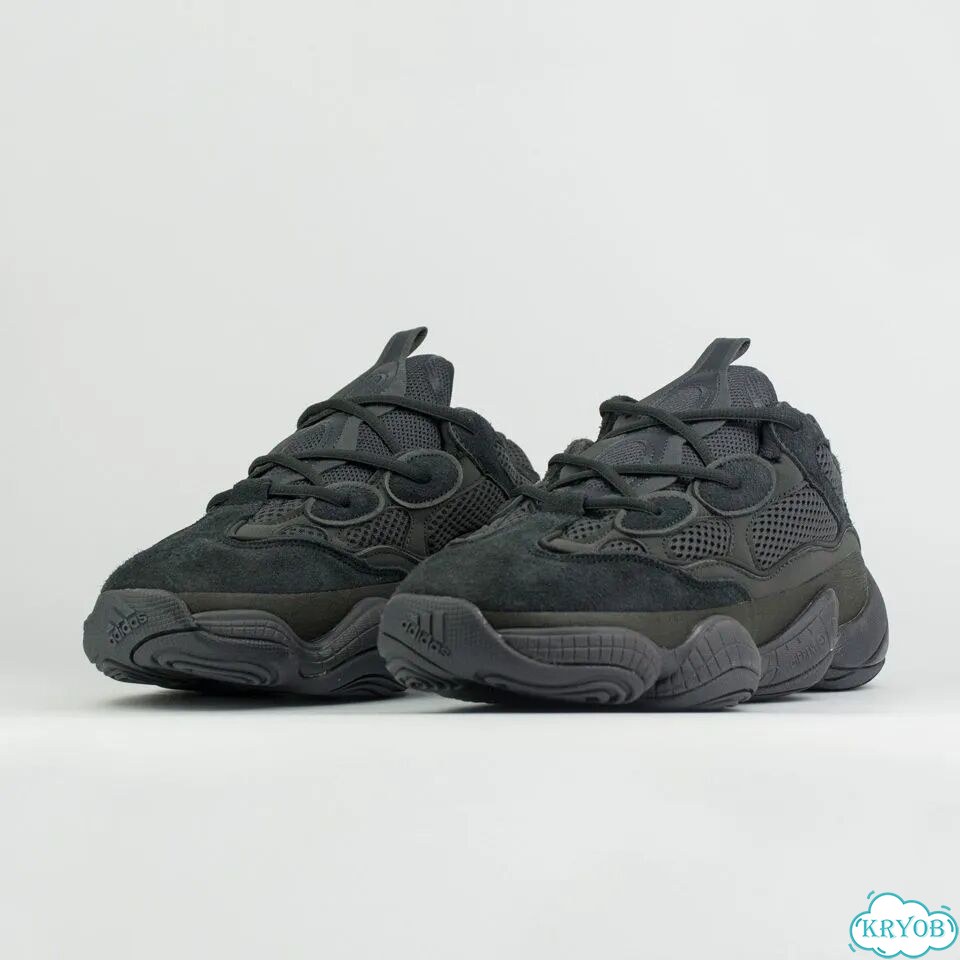 Кроссовки Adidas Yeezy Boost 500 Triple Black фото 2