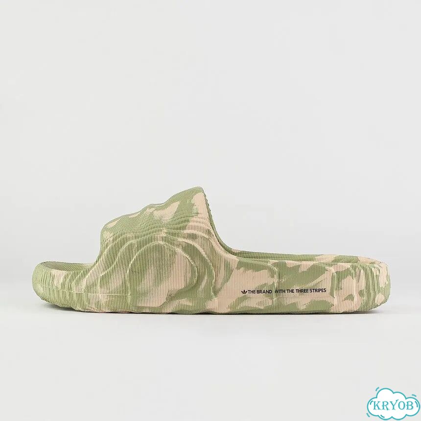 Шлёпки Adidas Adilette 22 Slide Camo Green фото 1