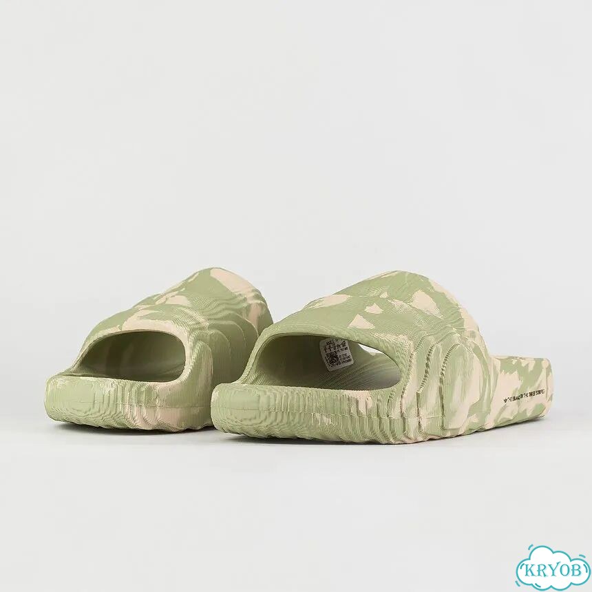 Шлёпки Adidas Adilette 22 Slide Camo Green фото 2