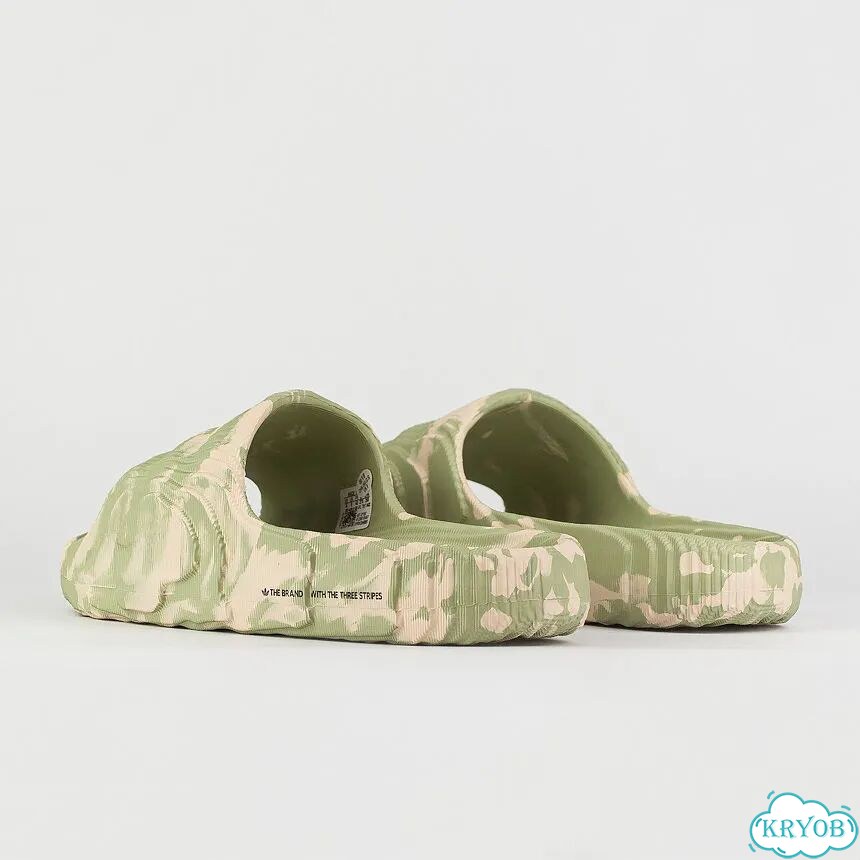 Шлёпки Adidas Adilette 22 Slide Camo Green фото 3