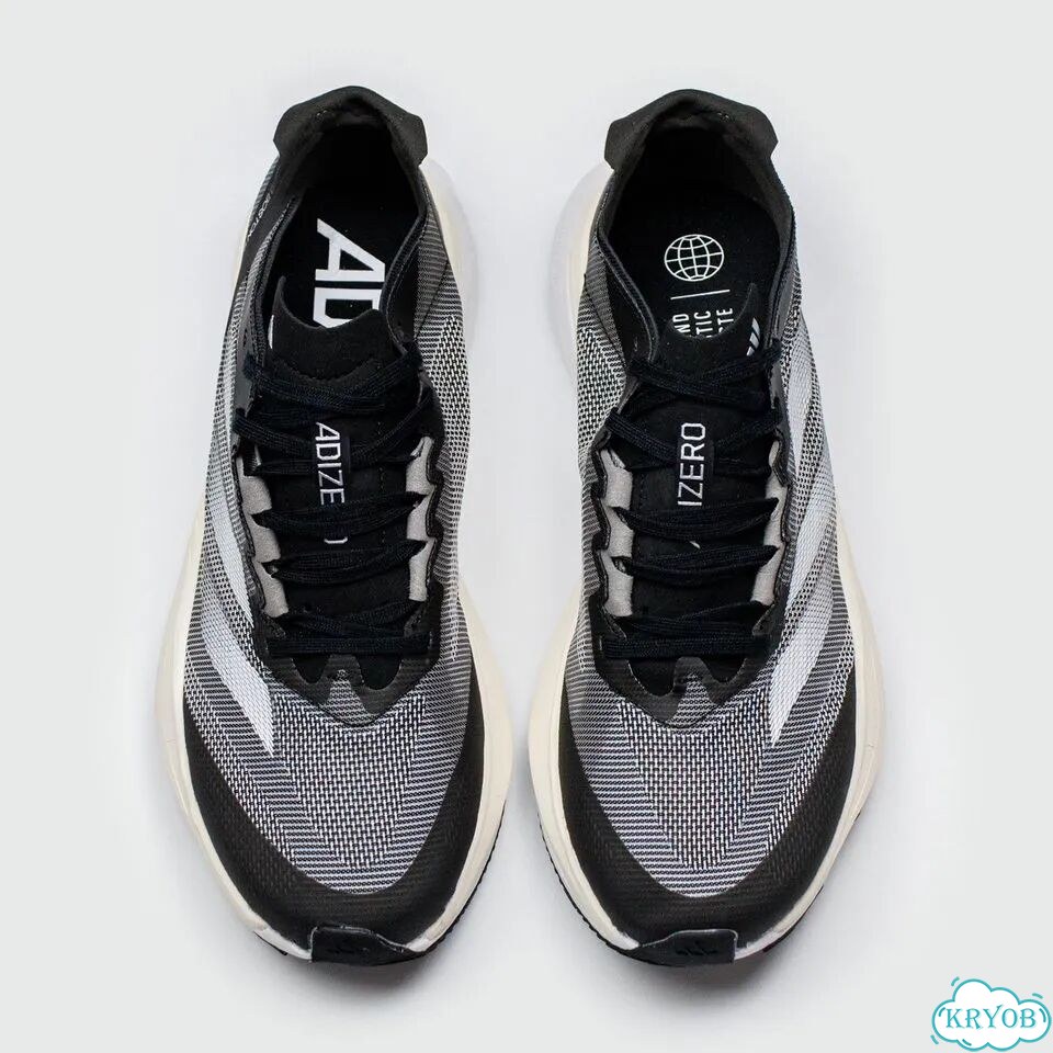 Кроссовки Adidas Adizero Boston 12 Black White фото 6