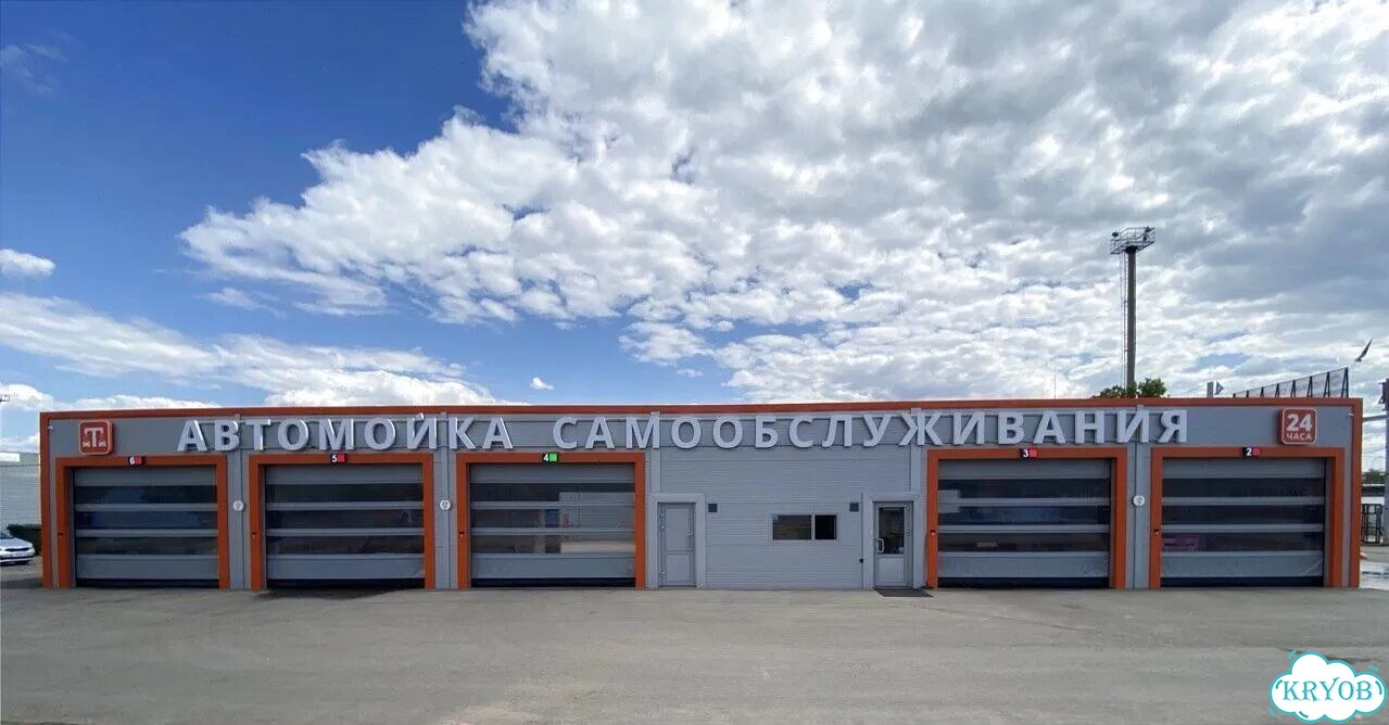 Рулонные прозрачные ворота фото 8