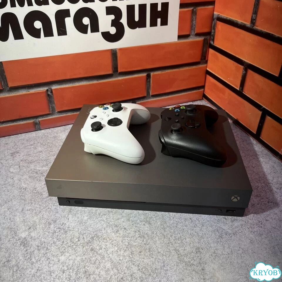 Xbox One x 1tb 2 геймпада фото 2