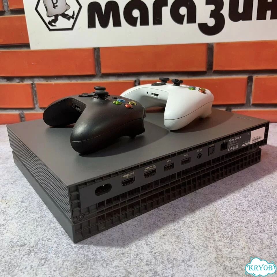 Xbox One x 1tb 2 геймпада фото 4