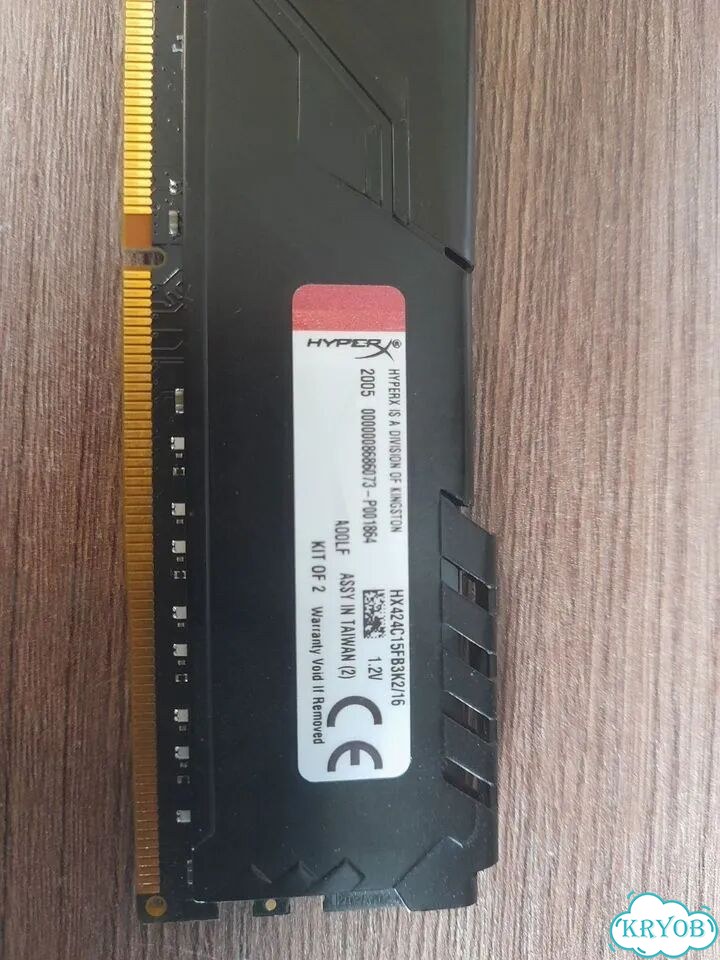 HyperX Fury ddr4 16gb фото 2