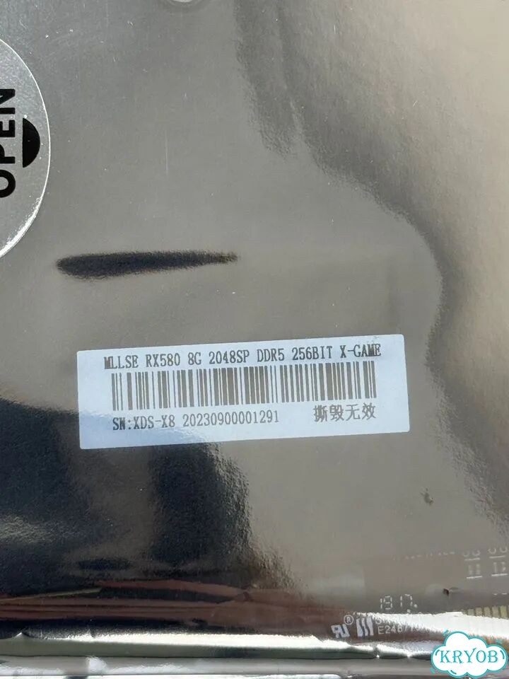 Видеокарта mllse RX 580 8 гб новая фото 5