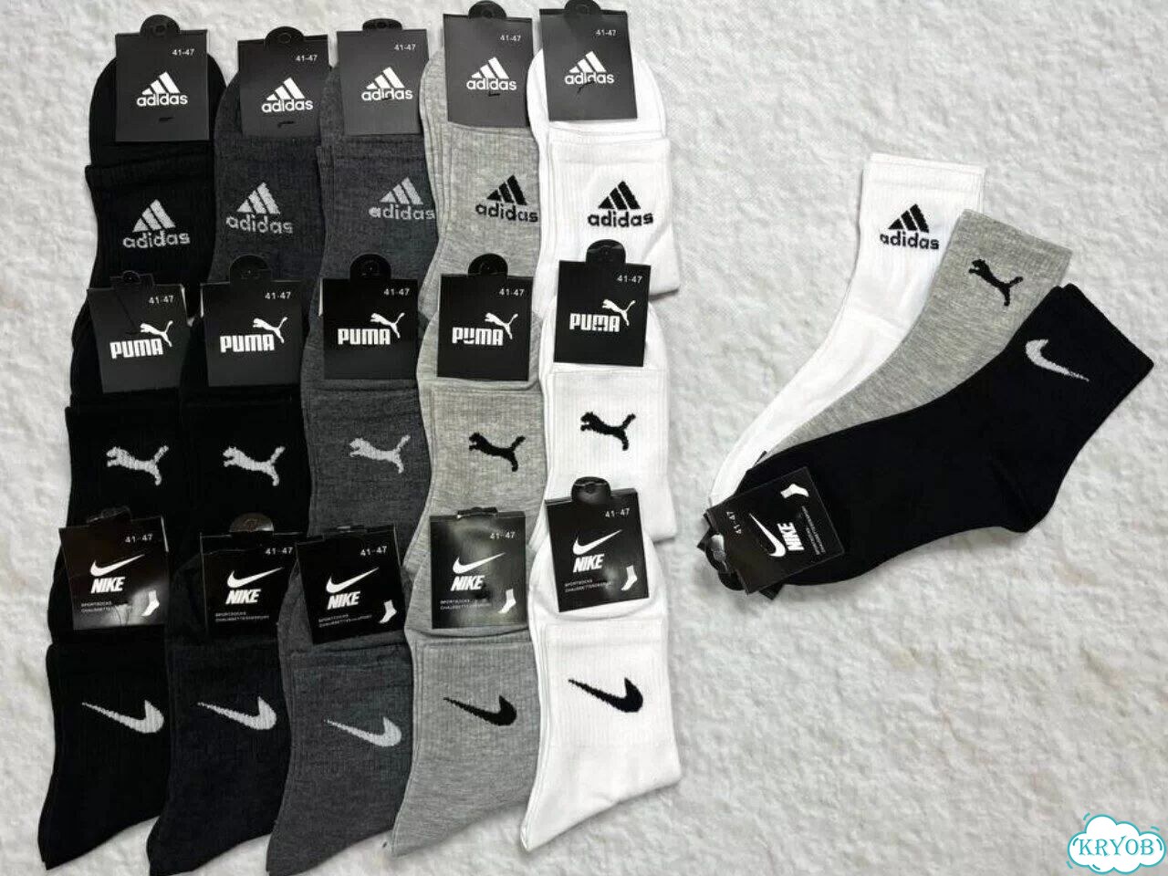 Высокие носки nike adidas фото 5