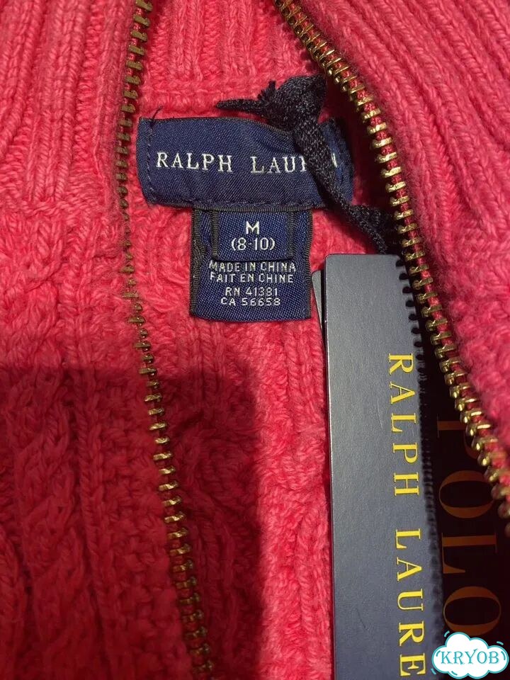Ralph lauren кофта 8-10 лет. Девочки. Оригинал фото 2