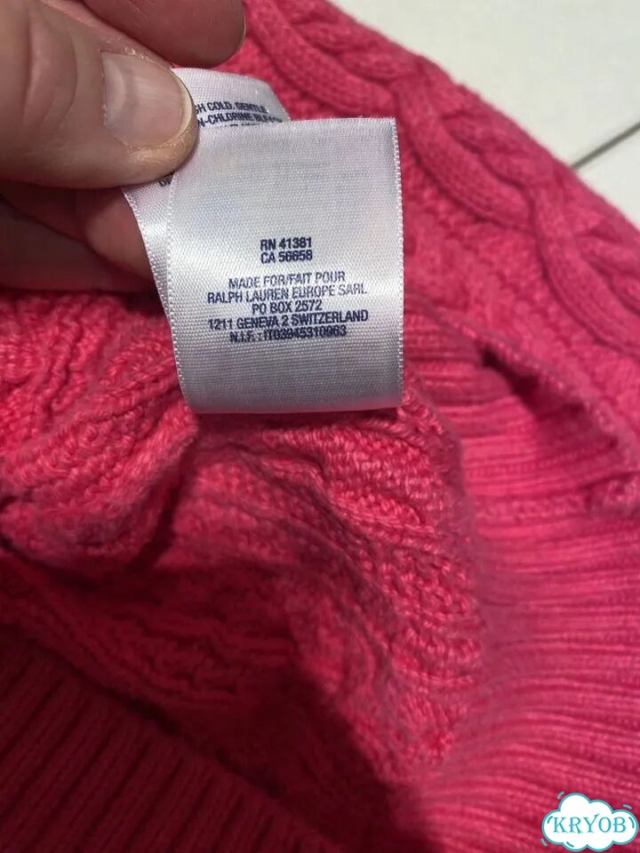 Ralph lauren кофта 8-10 лет. Девочки. Оригинал фото 6