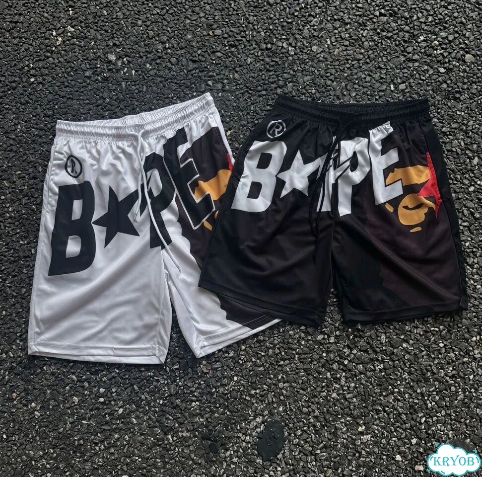 Шорты Bape сетчатые летние фото 2