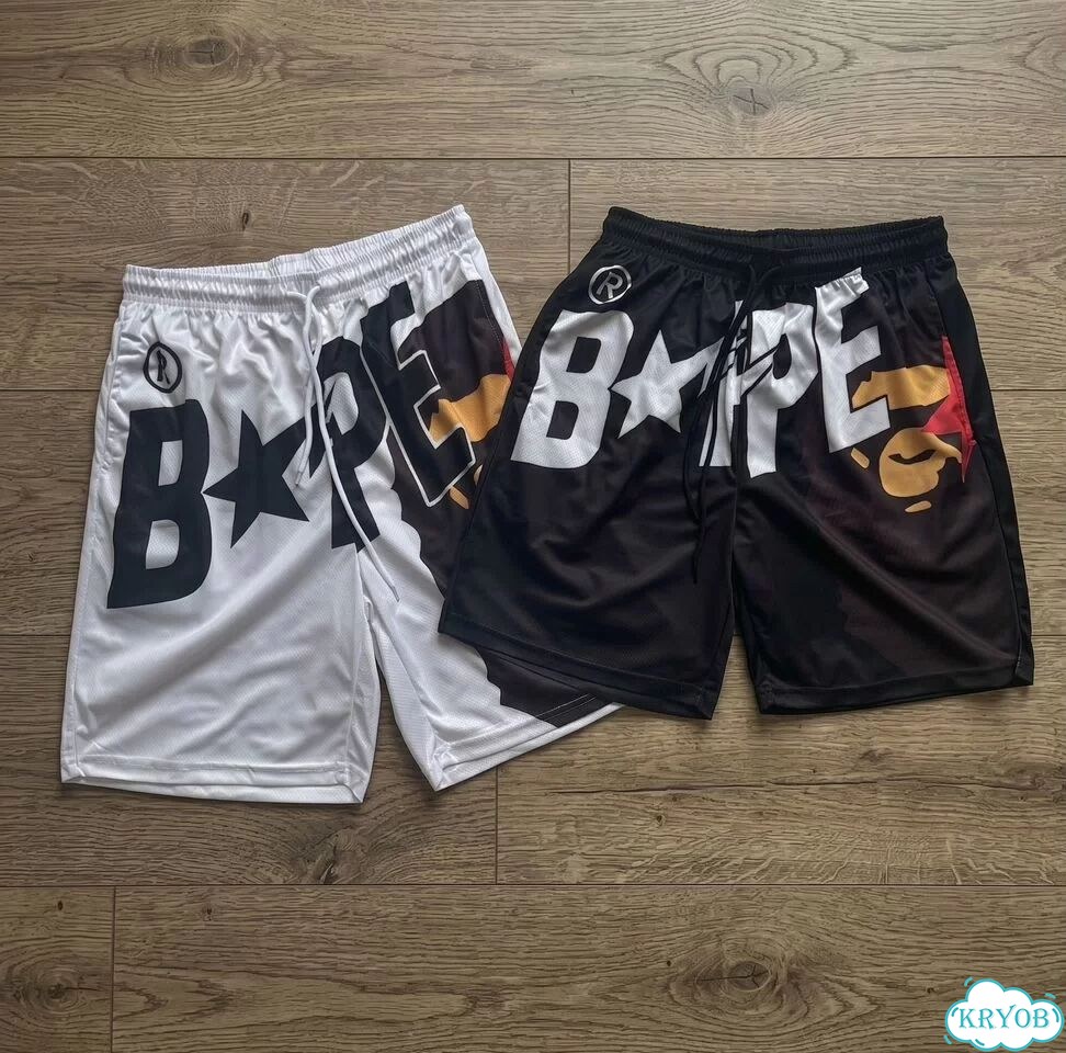 Шорты Bape сетчатые летние фото 3