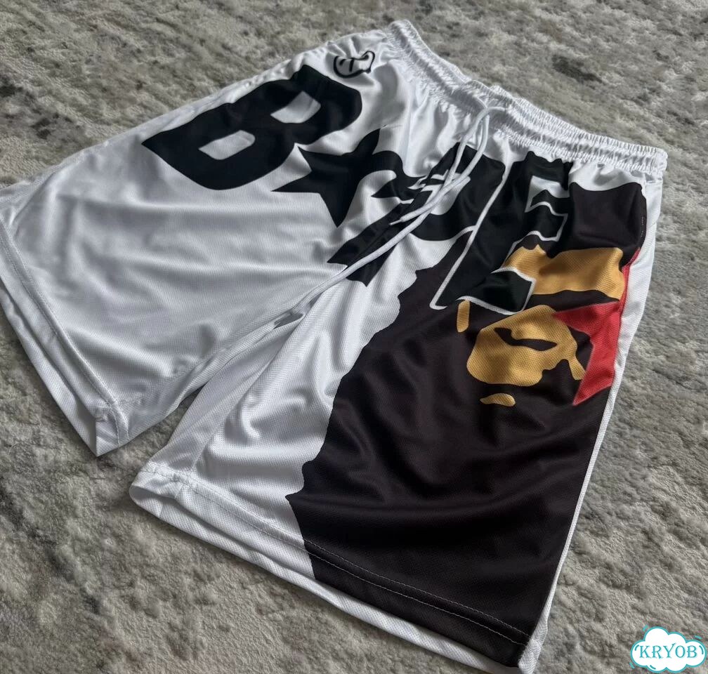 Шорты Bape сетчатые летние фото 5