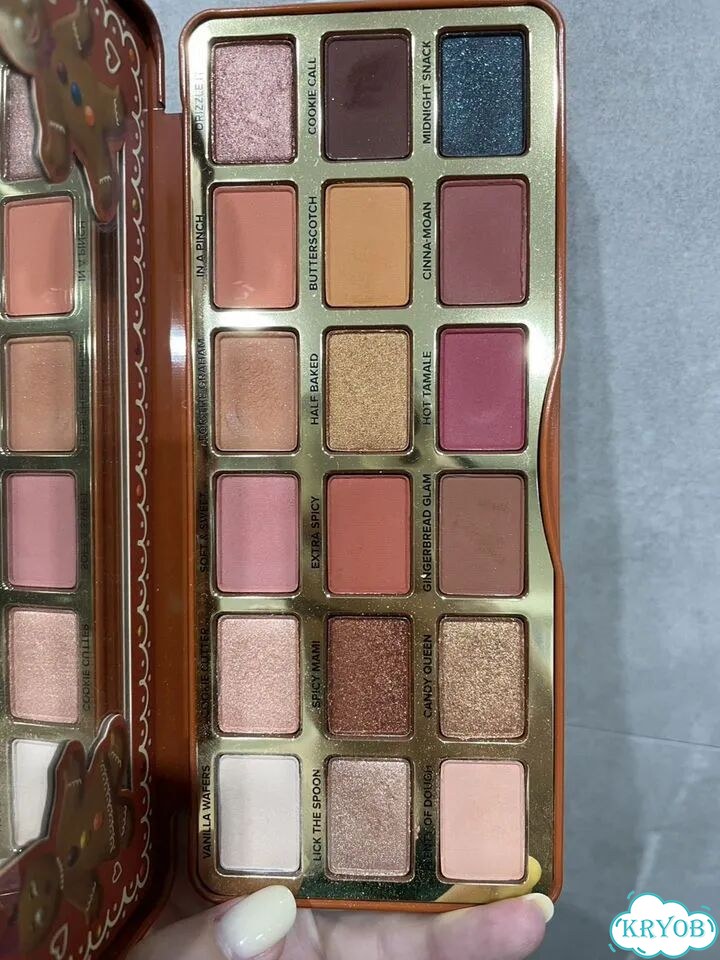 Палетка теней Too Faced Gingerbread Extra Spicy фото 3