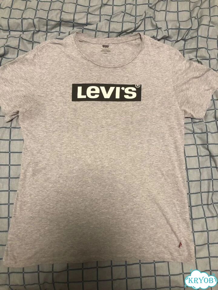 Оригинальная футболка Levi’s (Размер L) серая фото 1