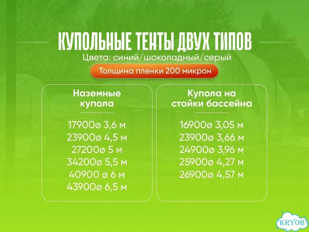 Купольный тент для бассейна с доставкой фото 3