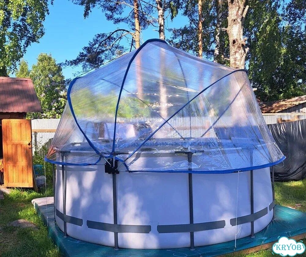 Купольный тент для бассейна от производителя фото 7