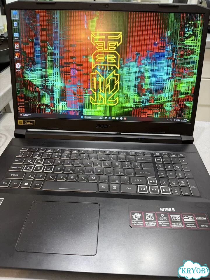 Игровой ноутбук Acer Nitro RTX3070 фото 1
