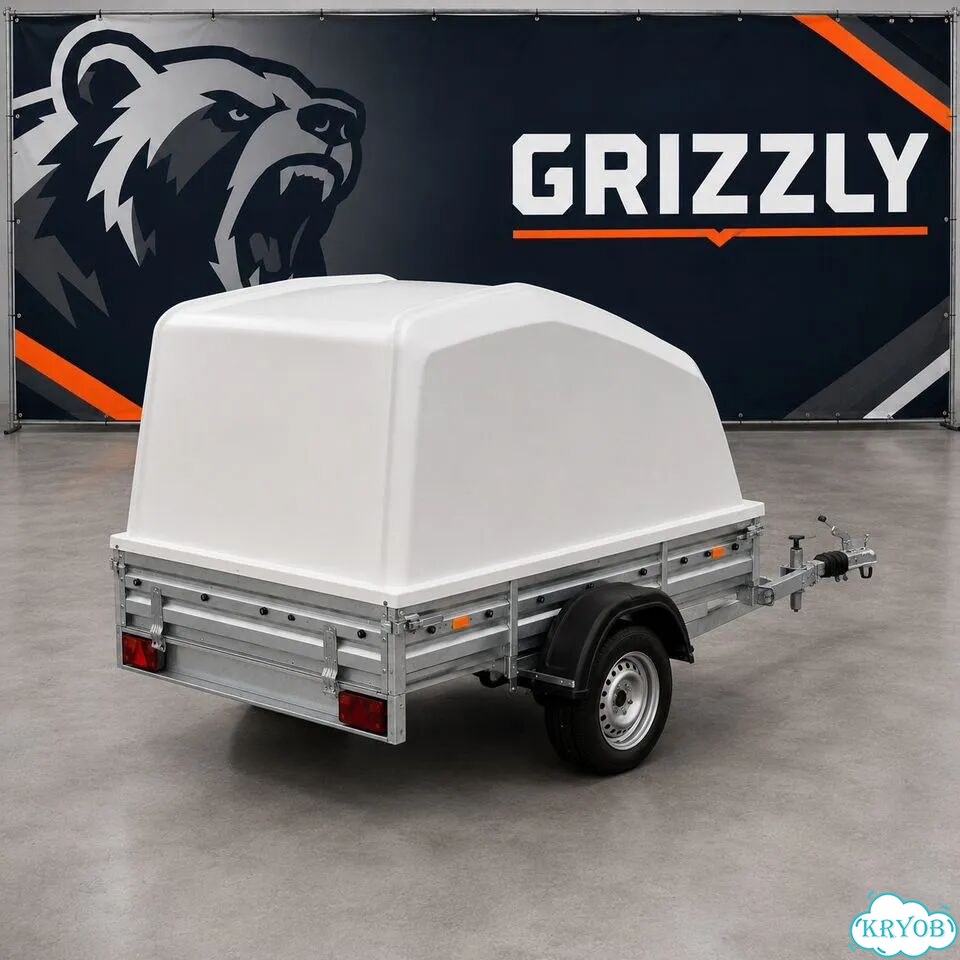 Прицеп Grizzly 817705.022 с крышкой купить Прице фото 1