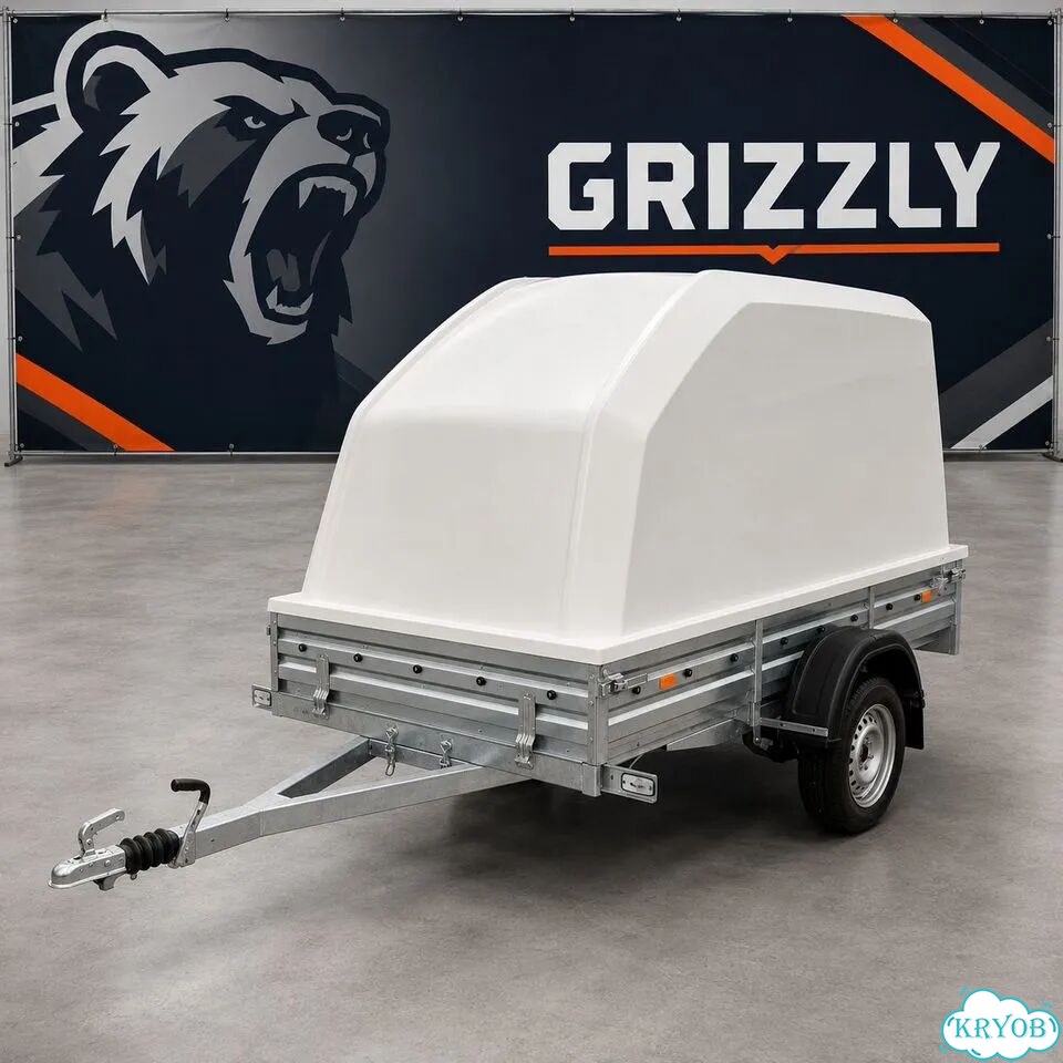 Прицеп Grizzly 817705.022 с крышкой купить Прице фото 4