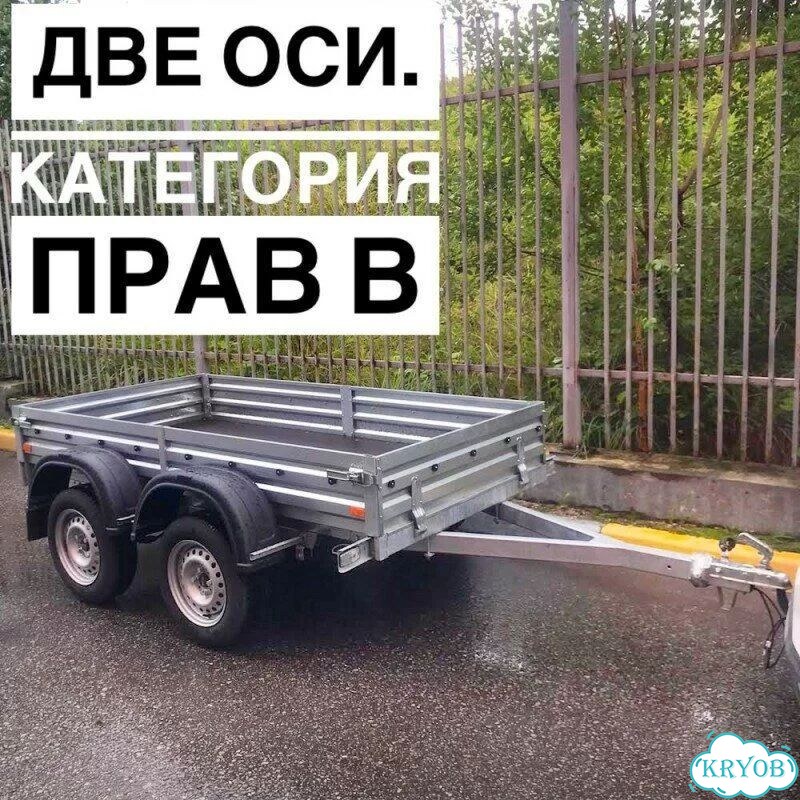 Прицеп Grizzly 817730.022 Две оси фото 1