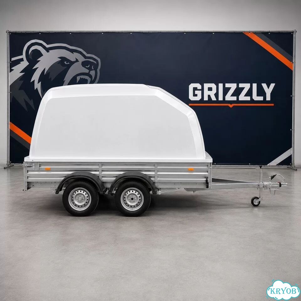 Прицеп Grizzly 817730 с крышкой фото 3