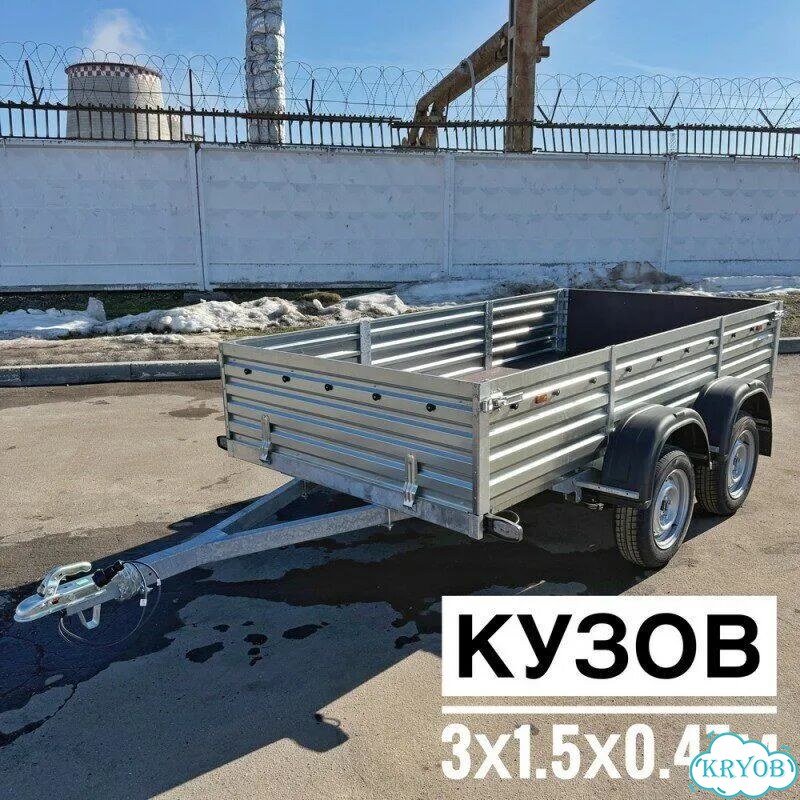 Прицеп Grizzly 817731.024 Две оси фото 1