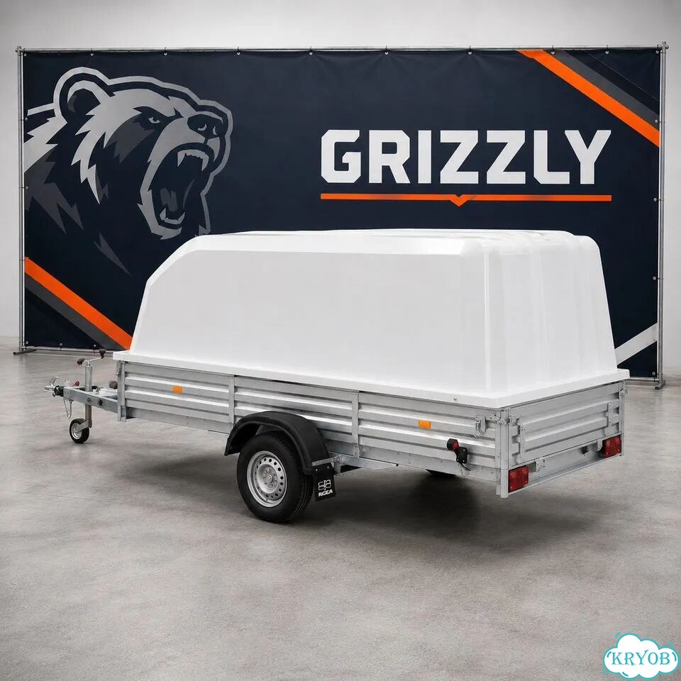 Прицеп с крышкой Grizzly 817719.022 фото 3