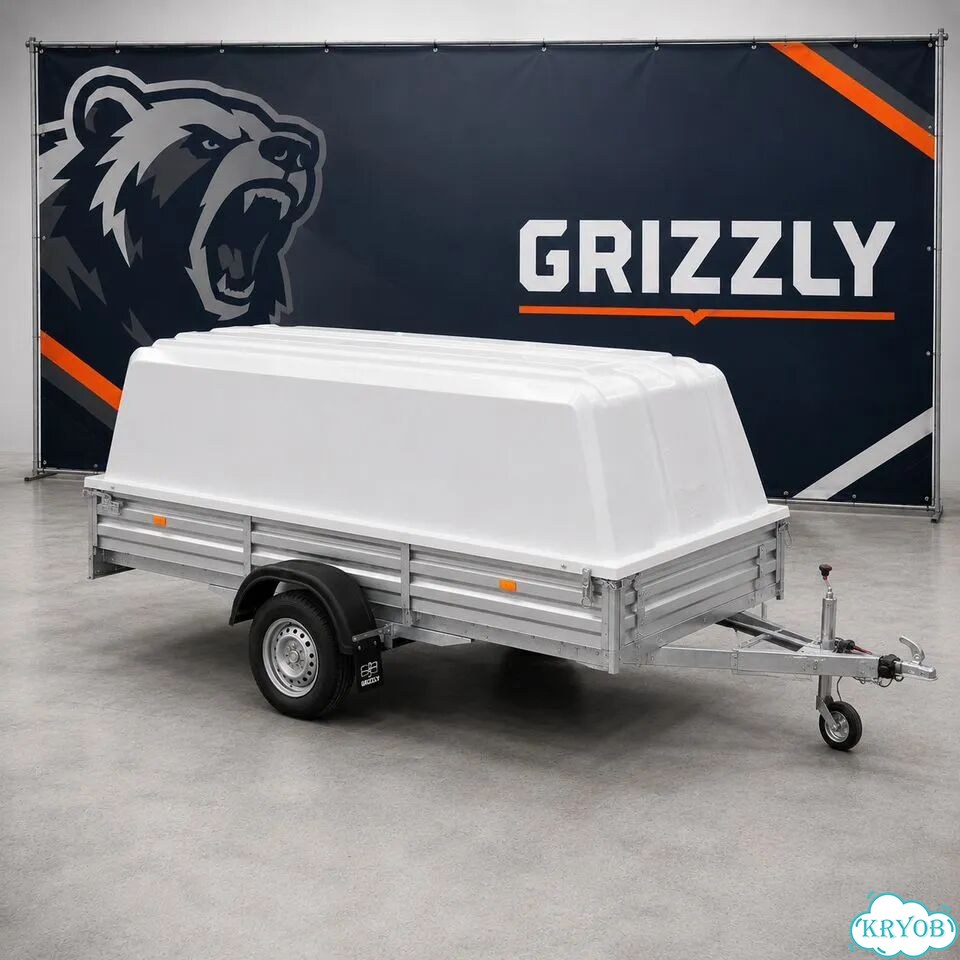 Прицеп с крышкой Grizzly 817719.022 фото 4