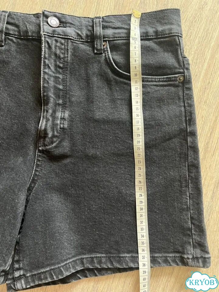 Женские джинсовые шорты massimo dutti р46 фото 7