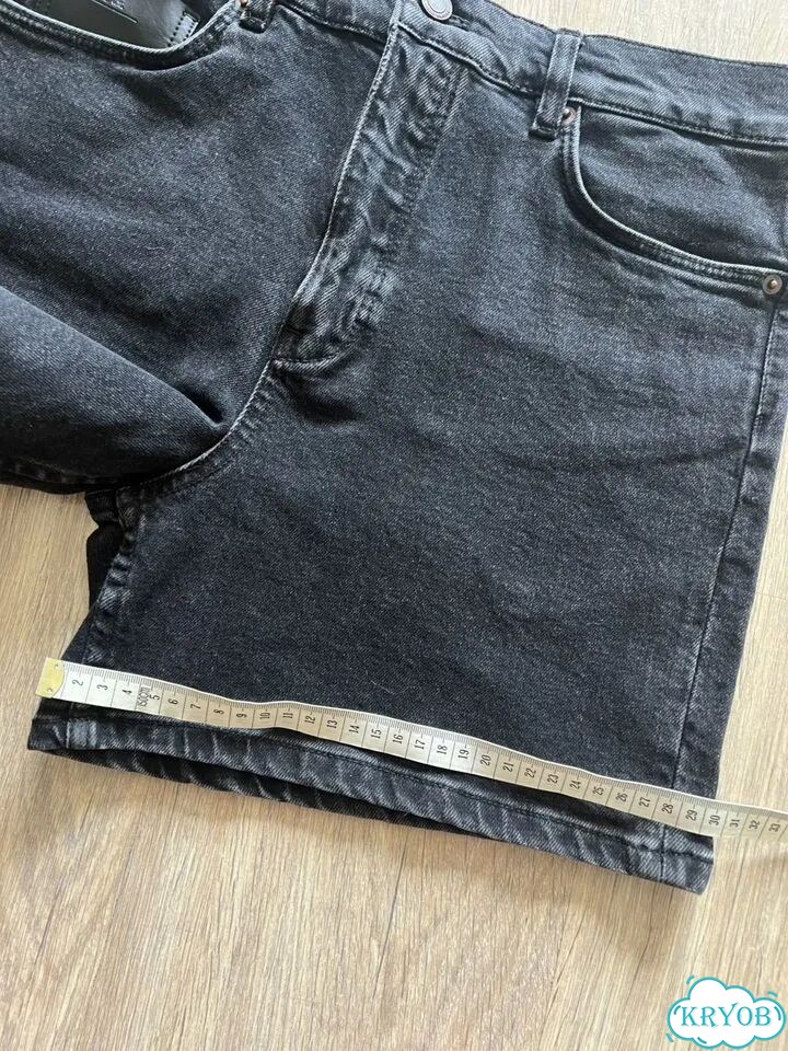 Женские джинсовые шорты massimo dutti р46 фото 8