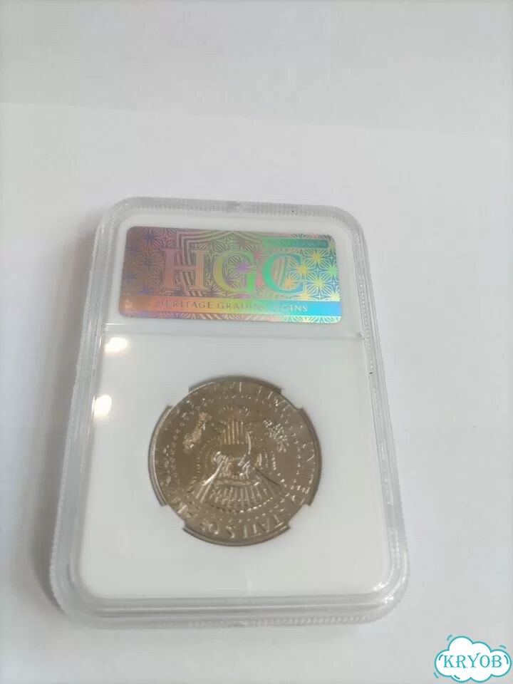 50 центов США, 2003, Кеннеди, в слабе, MS67, HGC фото 2