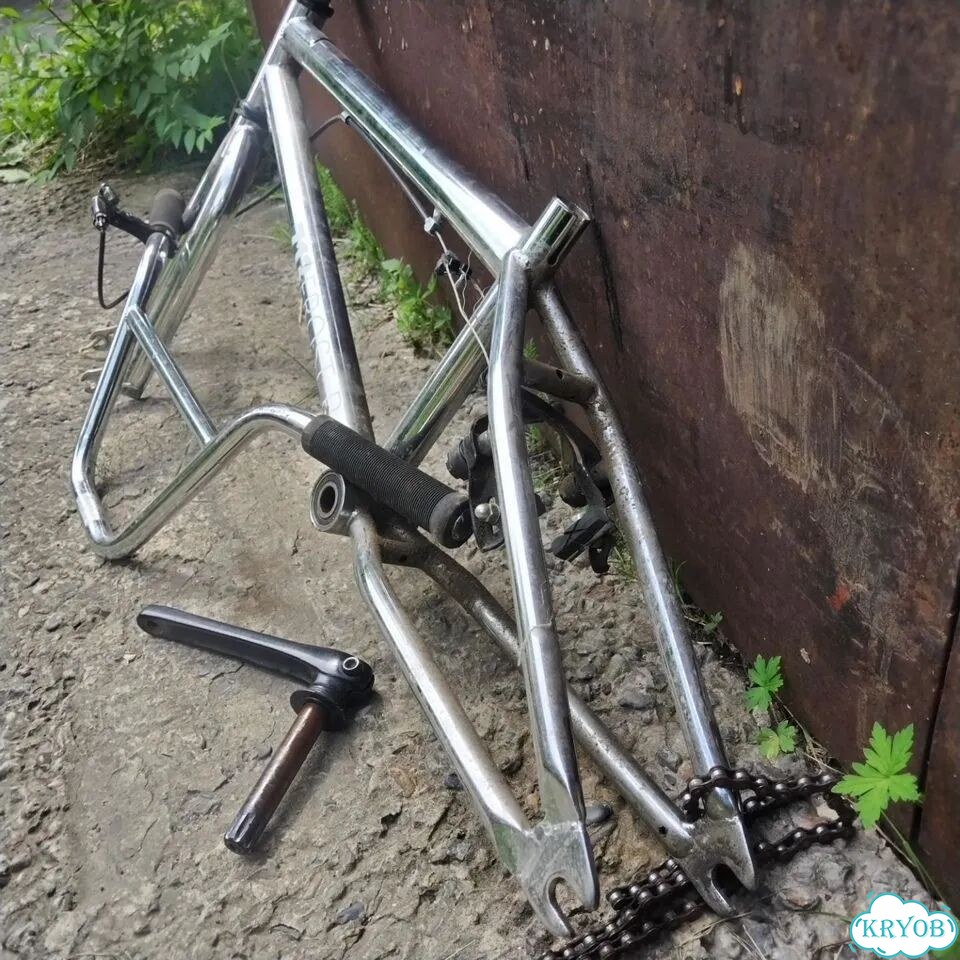Запчасти для bmx, рама руль фото 2