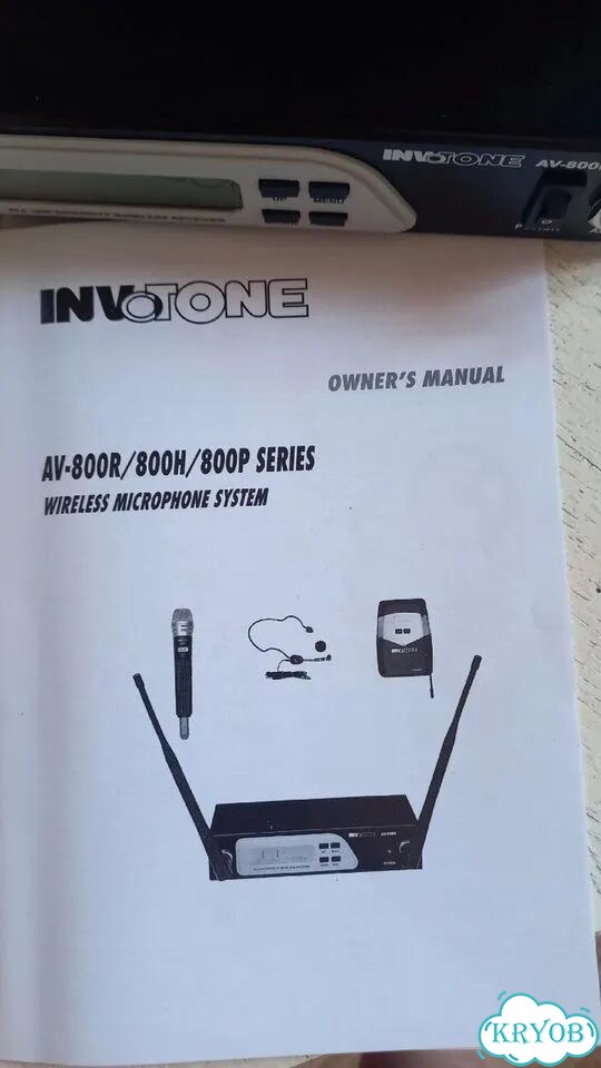 Радиосистема Invotone аv 800r фото 5