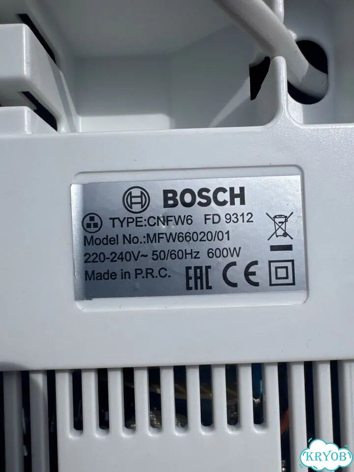Мясорубка электрическая bosch на запчасти фото 3