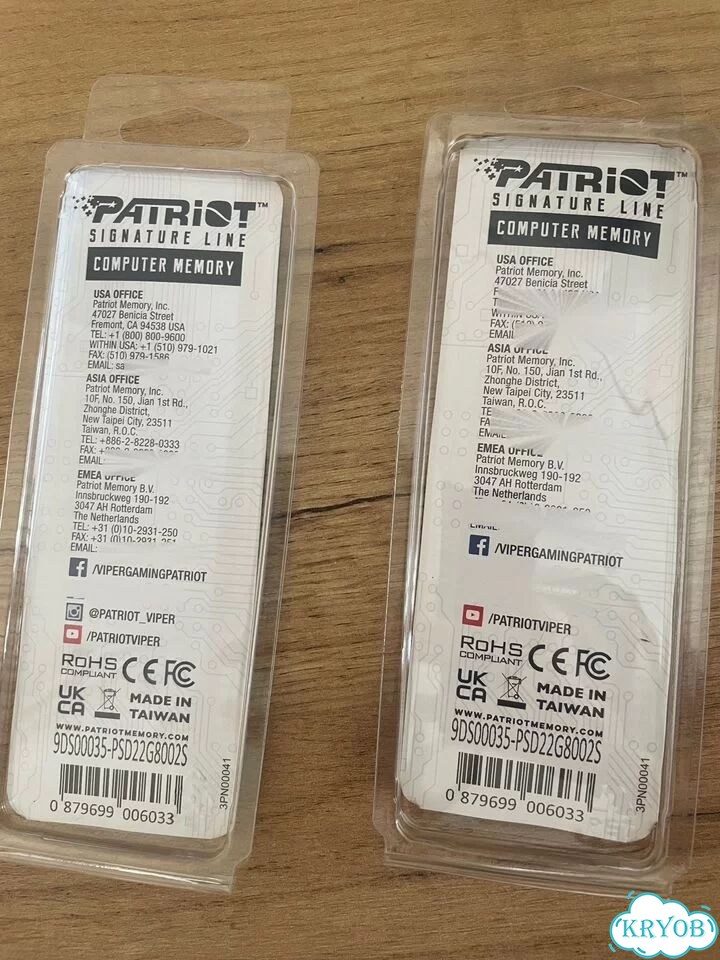 Оперативная память patriot 1gb (цена за одну) фото 2