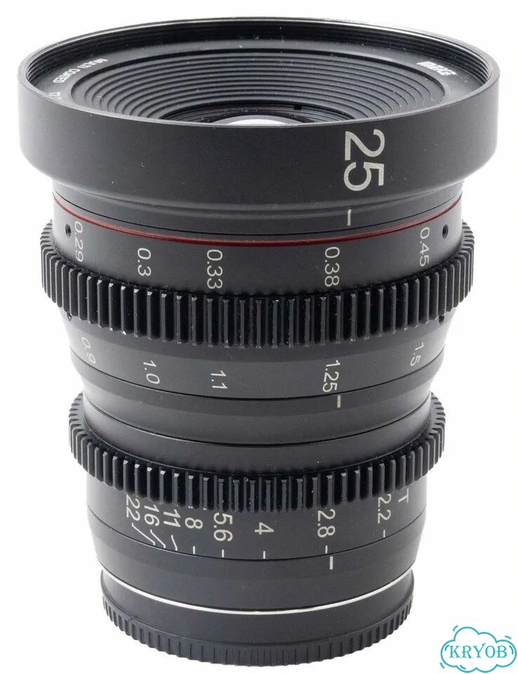 Объектив Meike 25mm T2.2 Micro 4/3 (S/N BMD1368) фото 4