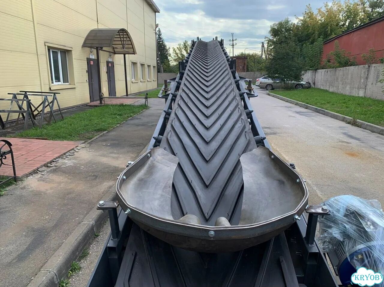 Транспортер L-форма горизонтальный. Для зерна фото 4