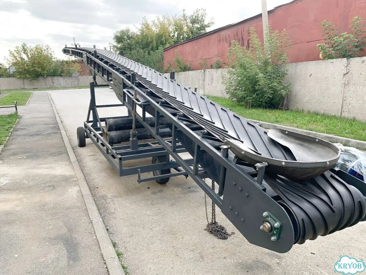 Транспортер L-форма горизонтальный. Для зерна фото 6