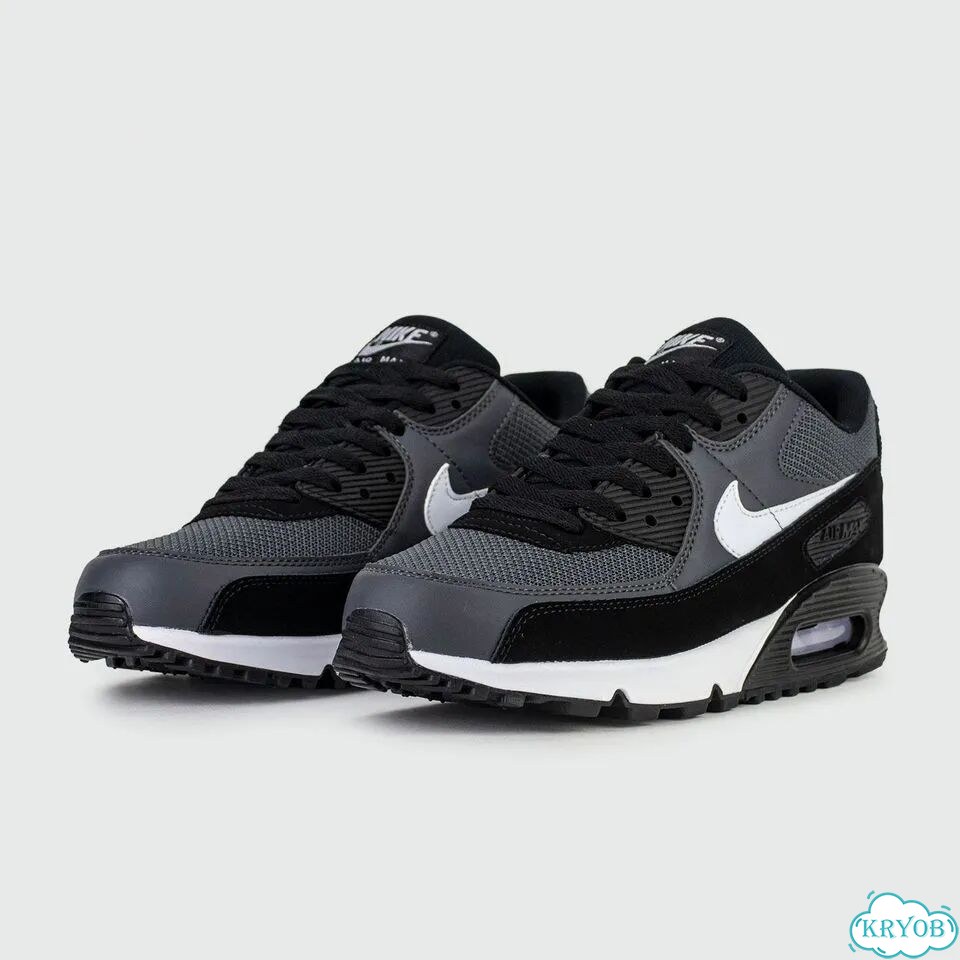 Кроссовки Nike Air Max 90 Grey / Black / White фото 2