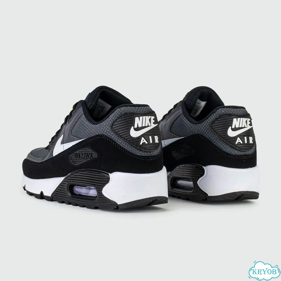 Кроссовки Nike Air Max 90 Grey / Black / White фото 3